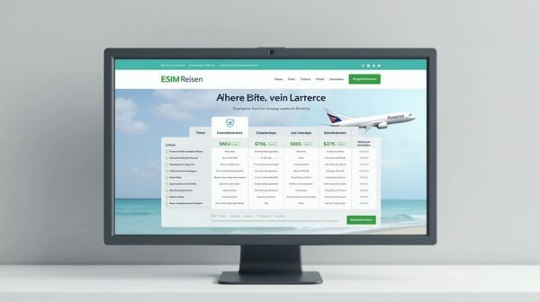 ESIM vergleichen und die besten Tarife für Reisen nutzen